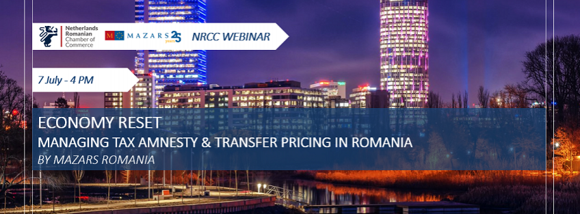 NRCC Webinar: Economy Reset – Managing Tax Amnesty & Transfer Pricing in Romania